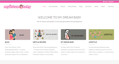 Desktop Screenshot of mydreambaby.in