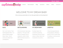 Tablet Screenshot of mydreambaby.in
